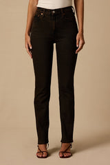 Ribcage Slim Dark Brown High-Rise Jeans