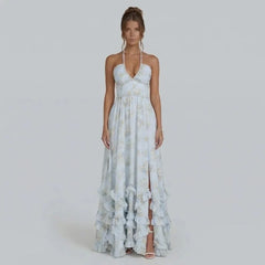 Vivienne Ruffle Maxi Dress