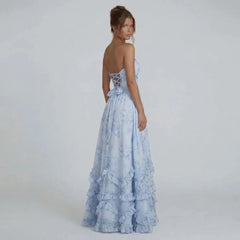Vivienne Ruffle Maxi Dress