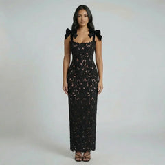 Lorelei Bow Maxi Dress