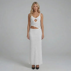 Viviana Mesh Maxi Dress
